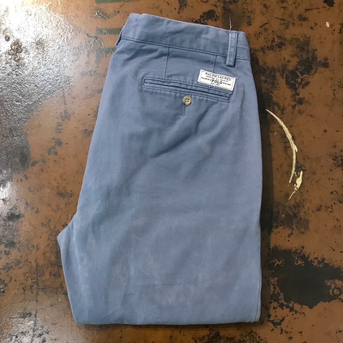 폴로랄프로렌 에이징 애쉬블루 클래식 치노 팬츠 허리 33 사이즈 상품이미지1