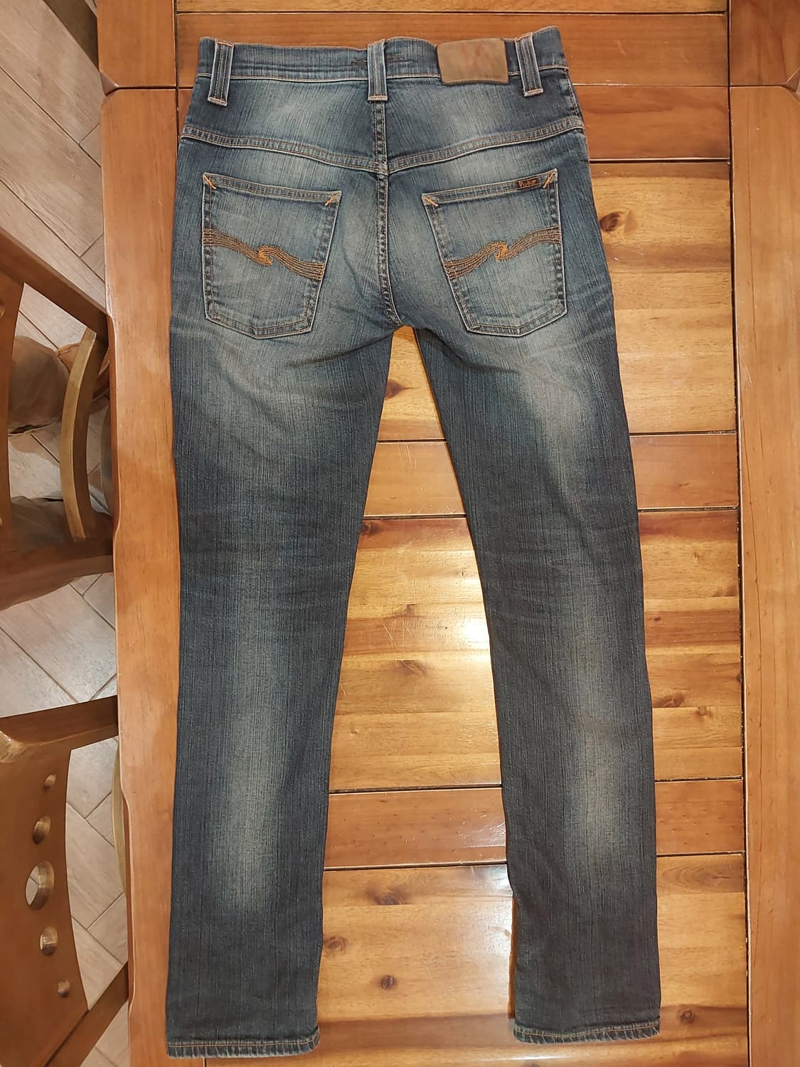 누디진 씬핀 Oscar worn dark 데님 29사이즈 상품이미지4