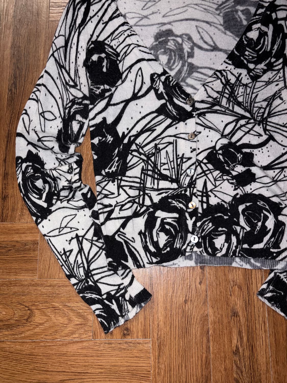 빈티지 로즈 가디건 상품이미지5