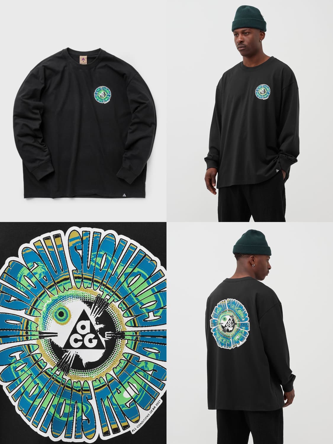 [L] 나이키 ACG 써클 롱슬리브 긴팔 티셔츠 DH3329-010 상품이미지2