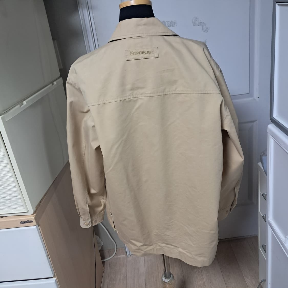 입생로랑 남성 빈티지 블루종 봄버 자켓 95 상품이미지2