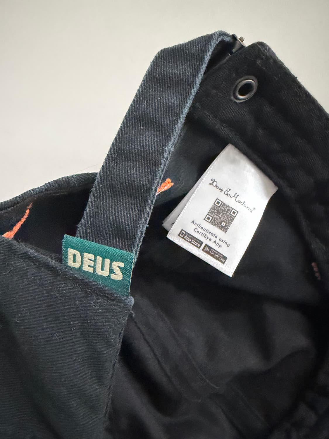 데우스 엑스 마키나 블랙 볼캡 새거 상품이미지3