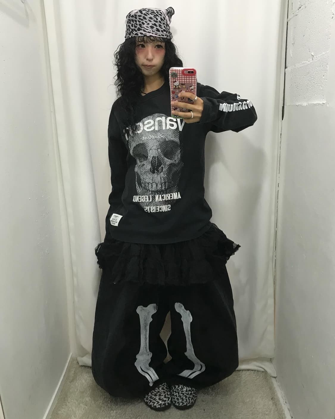 Vanson Skull Embroidery Long Sleeves 상품이미지3