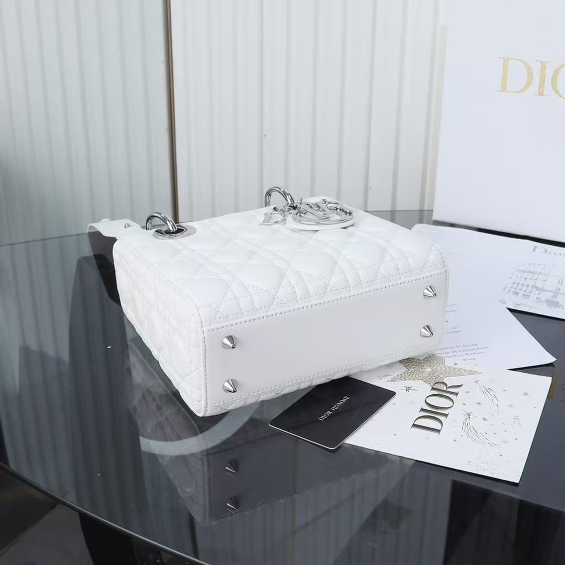 디올 레이디 디올 스몰 까나쥬 상품이미지6