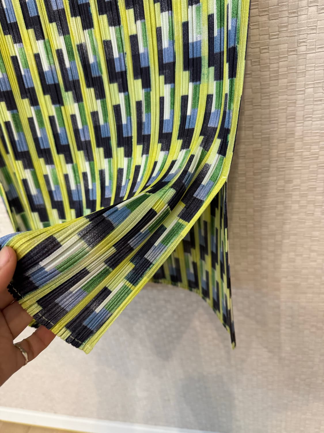 플리츠플리즈 률 스커트 엘로우 상품이미지3