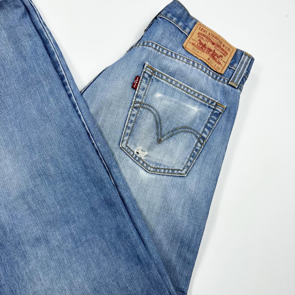 리바이스 오리지널 스트레이트 데님 팬츠 (30인치) 상품이미지1