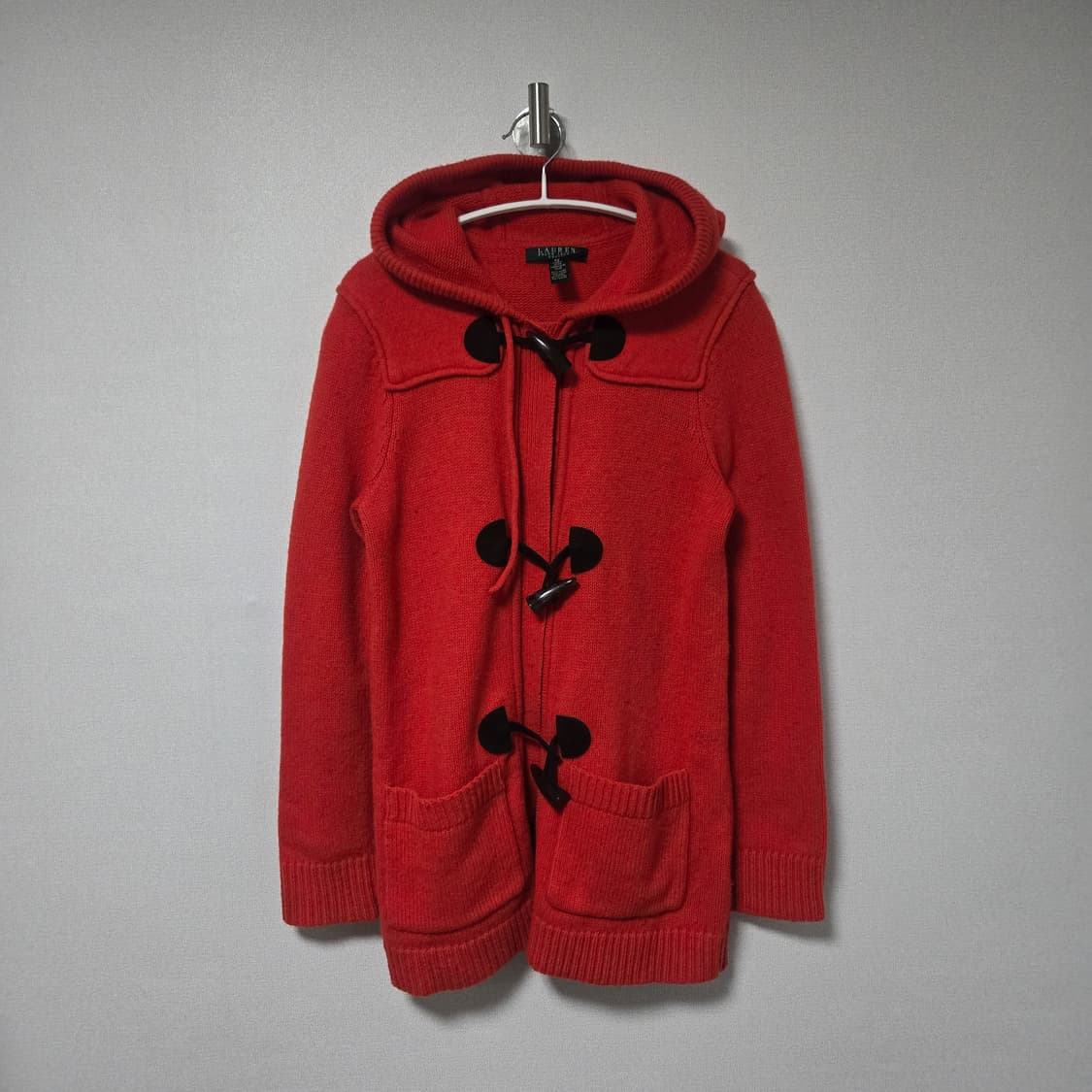 로렌랄프로렌 울 더플 후드니트 가디건 / 여성 가디건/ 여자 가디건  상품이미지1