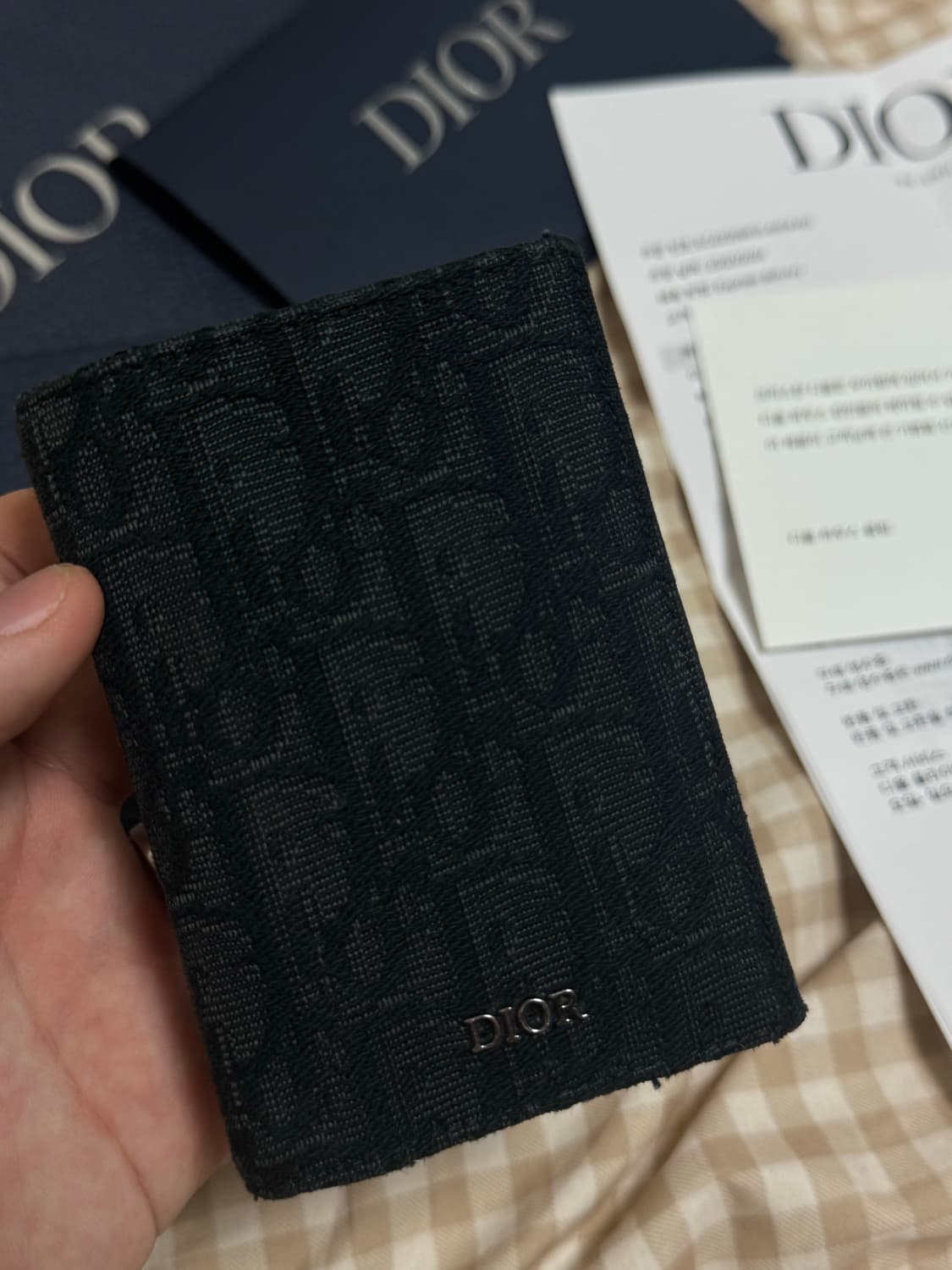 [새상품급 / 풀구성] 디올 오블리크 오거나이저 블랙 상품이미지2