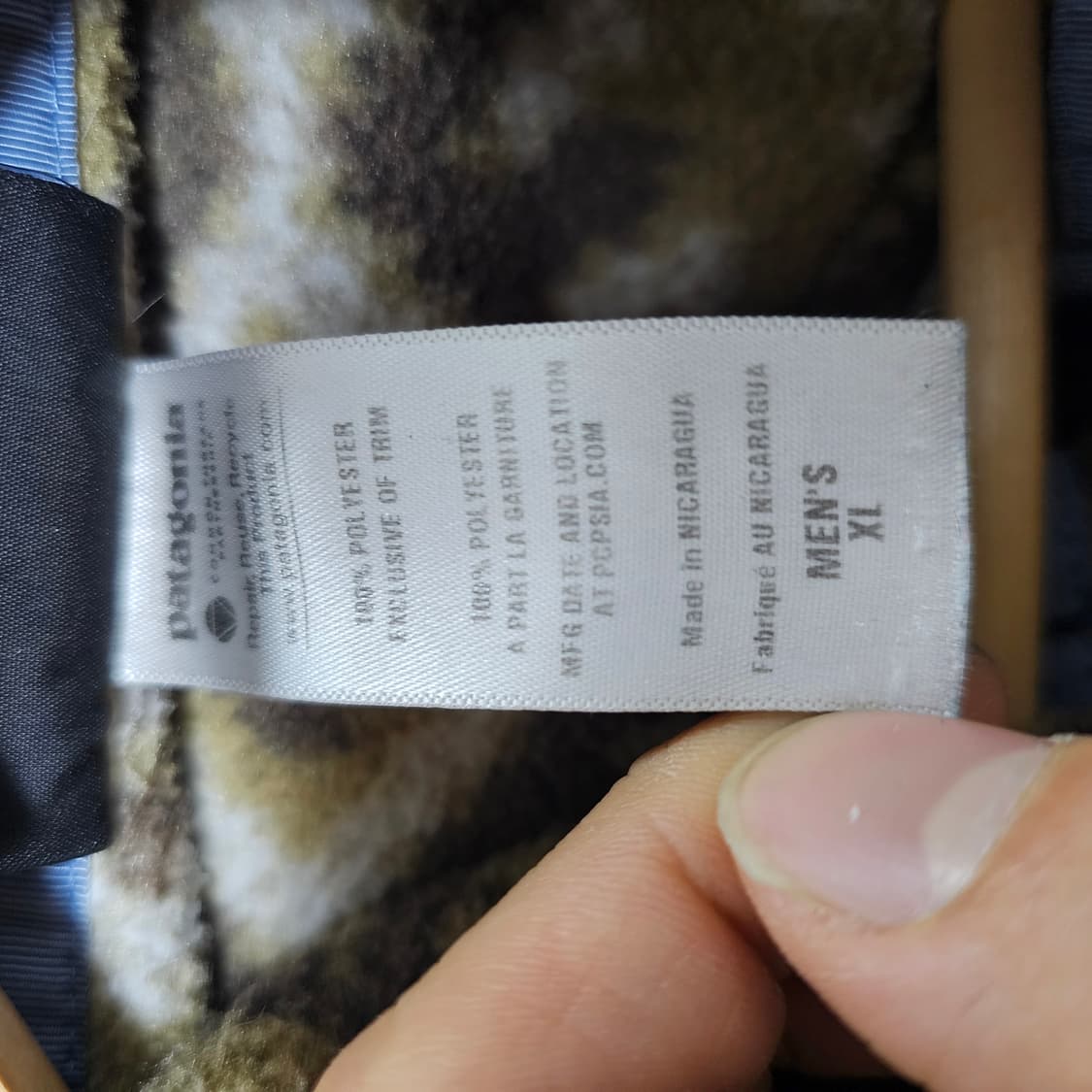 [XL] 파타고니아 신칠라 패턴 브라운 상품이미지3