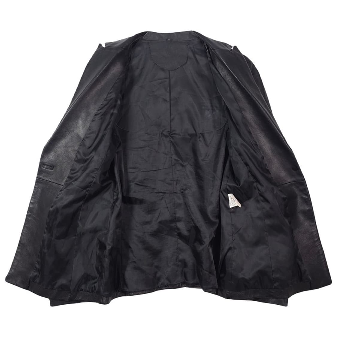 리얼 양가죽 원버튼 레더 블레이저 88 상품이미지2