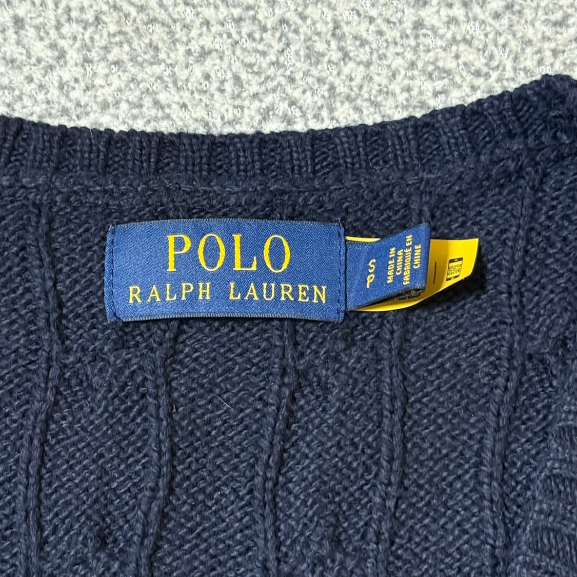 [정품 QR] 폴로 랄프로렌 꽈배기 니트 조끼 상품이미지4