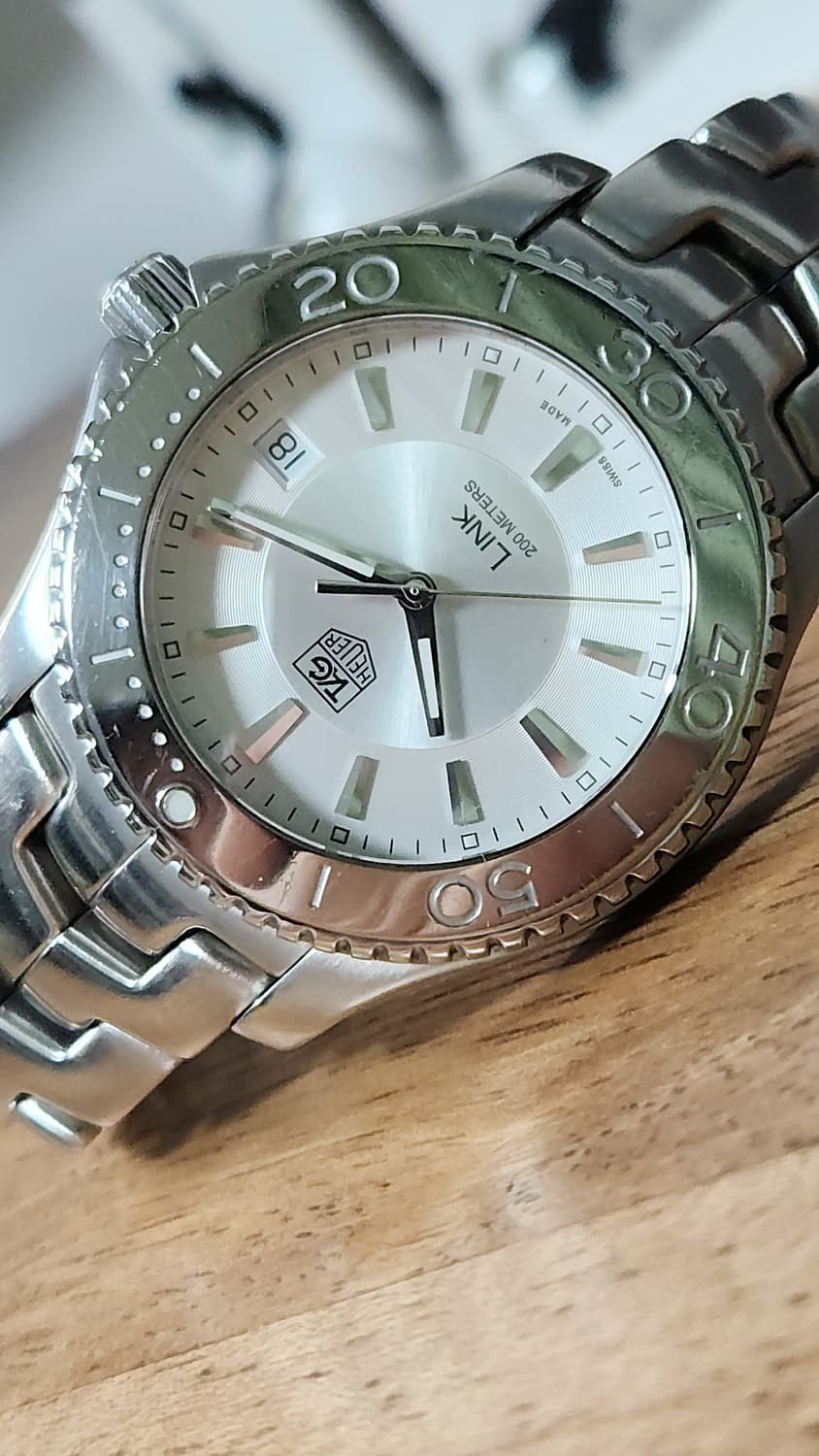 # 태그호이어 링크 200m 다이버 쿼츠 남성명품 시계 급처 상품이미지8