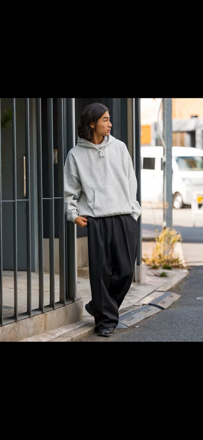 프릭스스토어 숏랭스 12온스 헤비웨이트 후디(라이트그레이) 상품이미지4