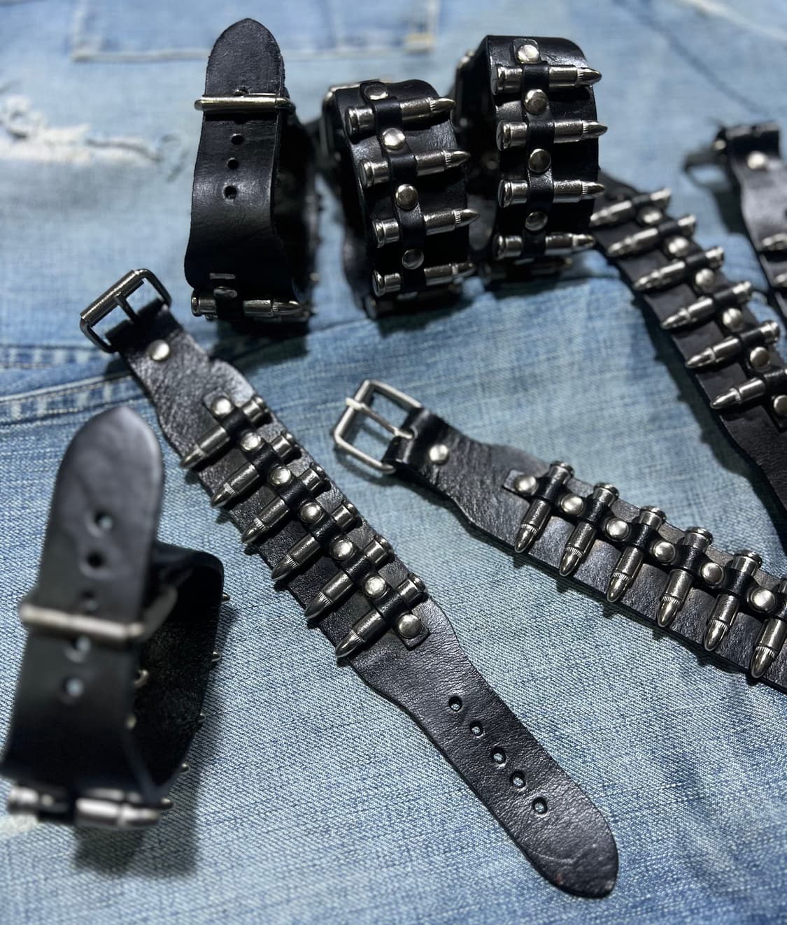 총알 가죽팔찌 상품이미지9