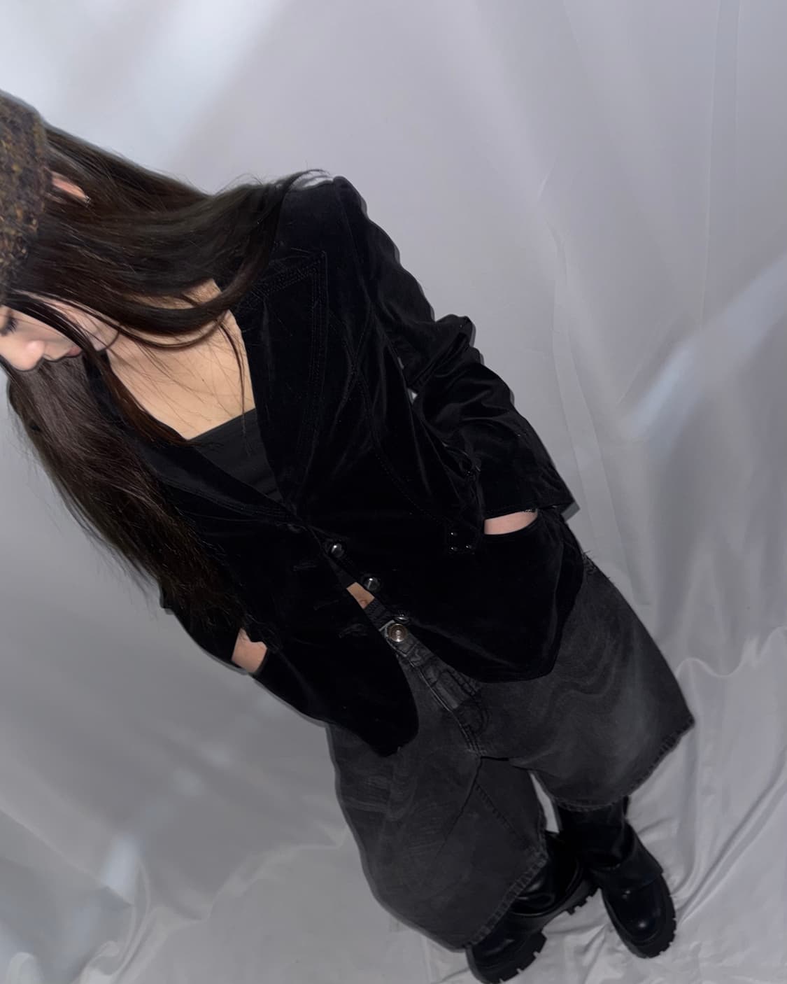 MOGA 벨벳 블레이저  상품이미지6