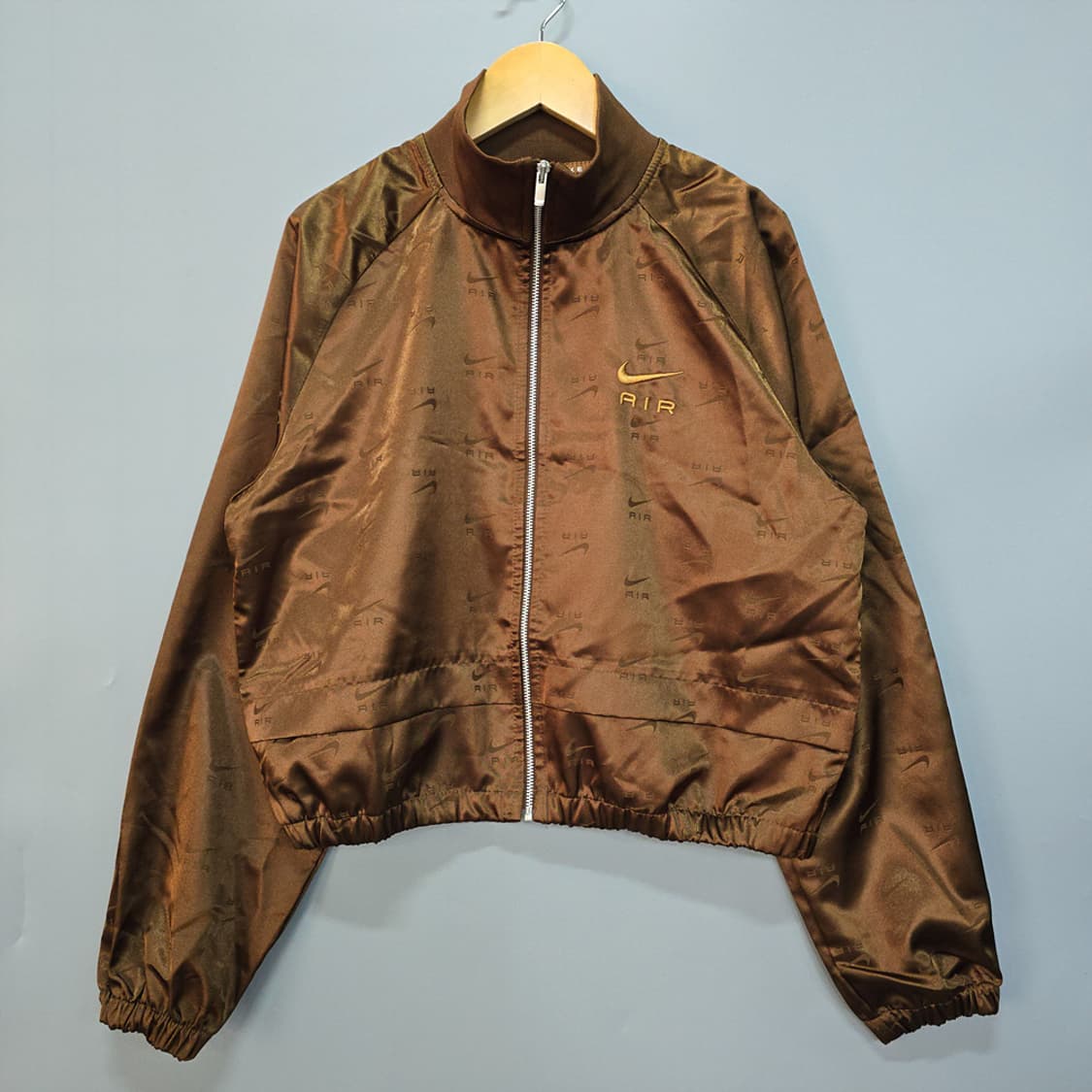 나이키(NIKE) 에어 크롭 집업 바람막이 세틴 자켓 S 상품이미지1