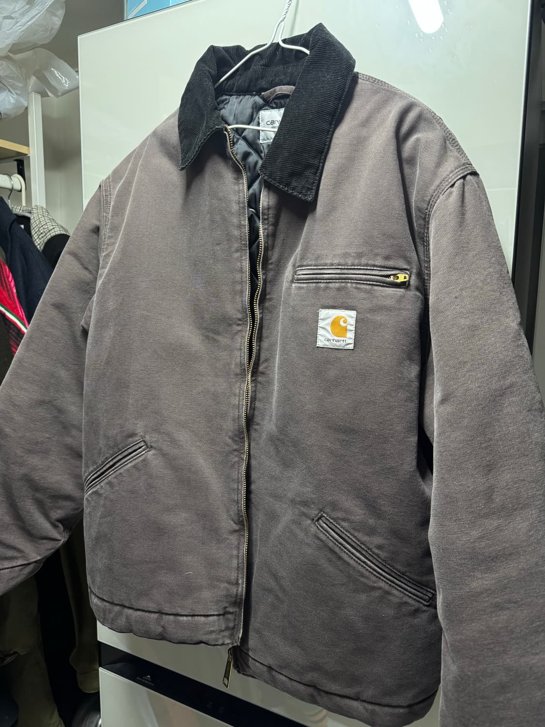 (S) 칼하트 WIP OG 디트로이트 자켓 토바코 상품이미지1