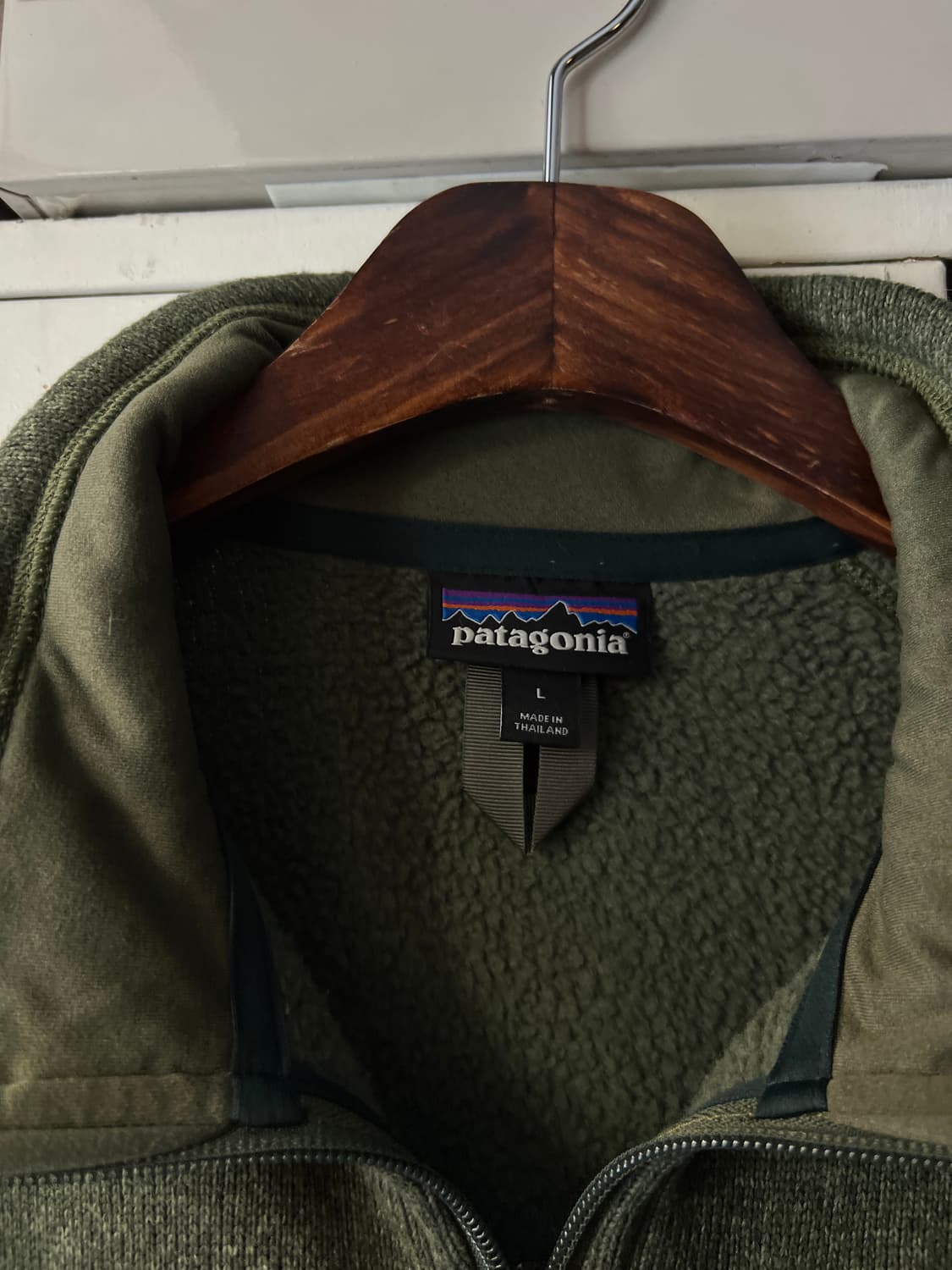 [L]파타고니아 BETTER 카키 하프집업 스웻셔츠 상품이미지3