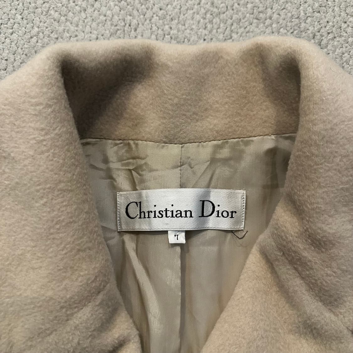90s 크리스찬 디올 울 더블 코트 상품이미지4