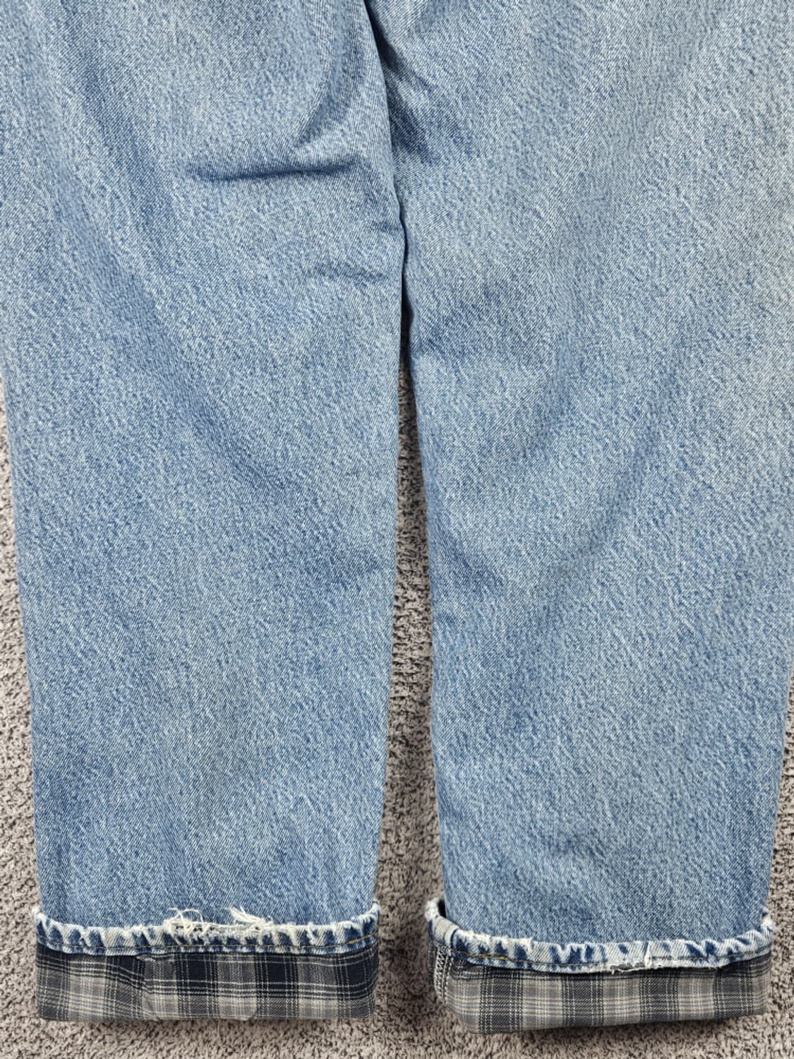 칼하트 헤비 플란넬 데님 워크 팬츠 ( 34 X 30 )/ 10376 상품이미지10