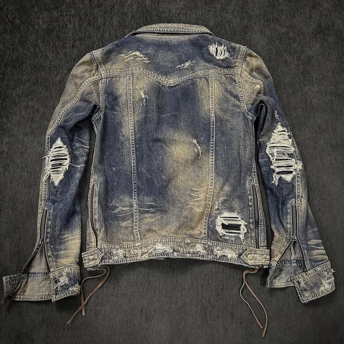 14th addiction distressed denim jacket 상품이미지9