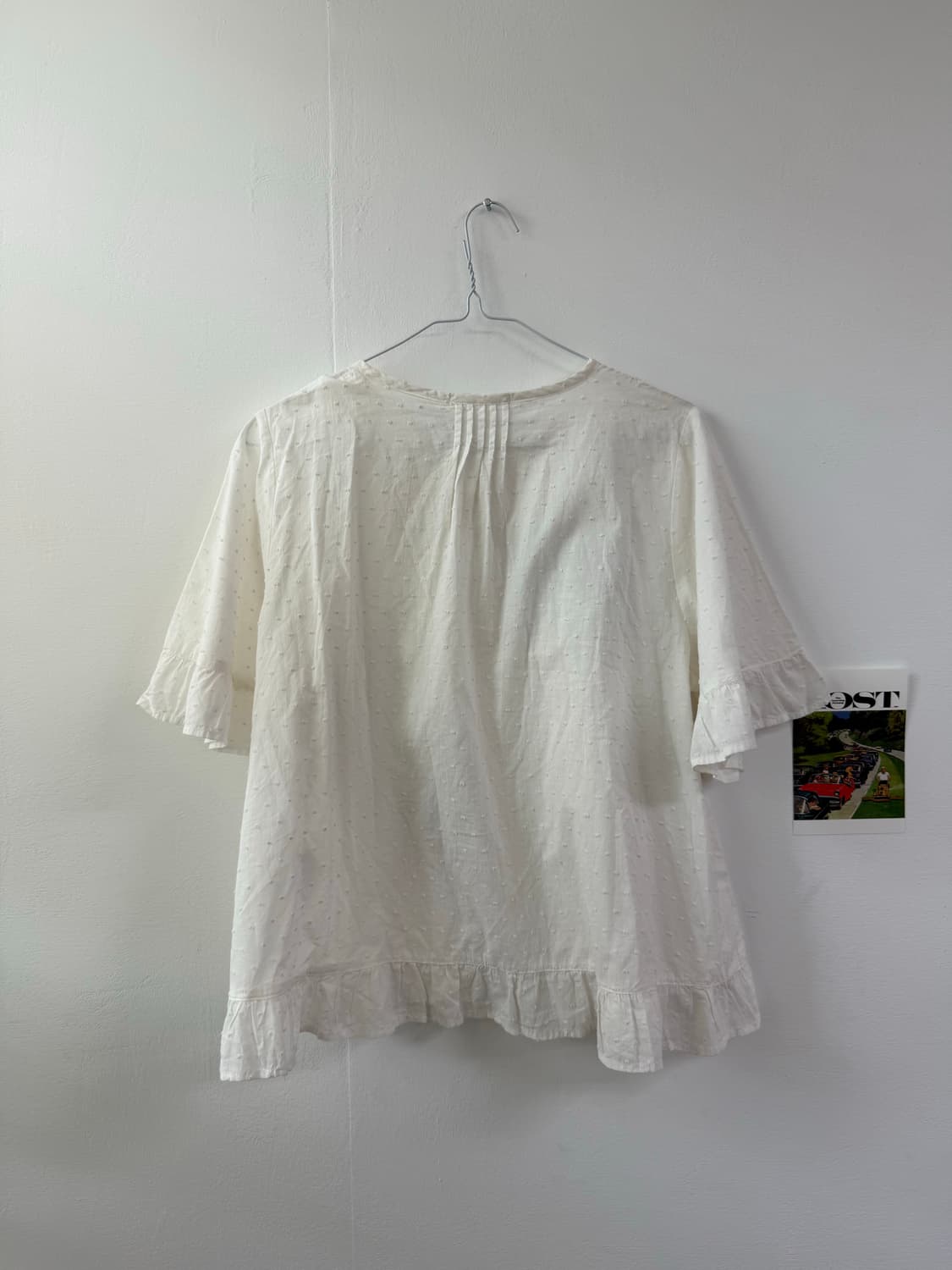 Japan dot blouse 도트 블라우스 면 상품이미지4