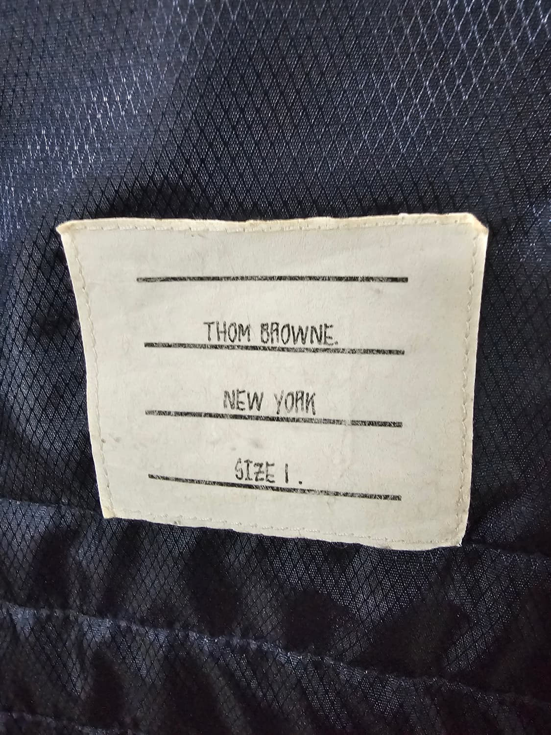 톰브라운 립스탑 사선완장 보머 점퍼(100/백화점정품) 상품이미지7