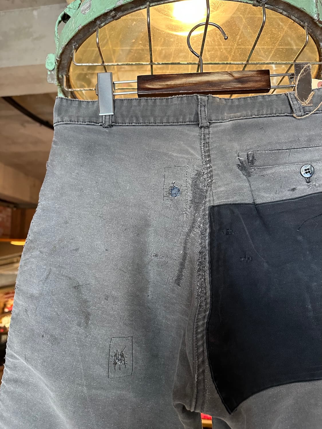 60s French Vintage Moleskin Work Pants 상품이미지8