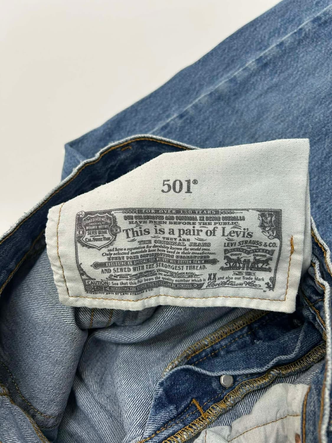 [32x32] 리바이스 501 스트레이트 데님 팬츠 상품이미지4