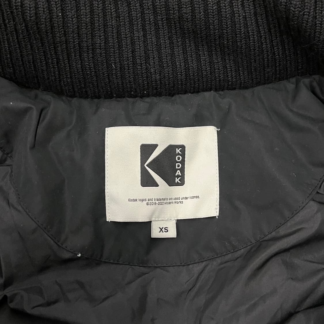 [정품/XS] 코닥 블랙 패딩 점퍼 b19 상품이미지4