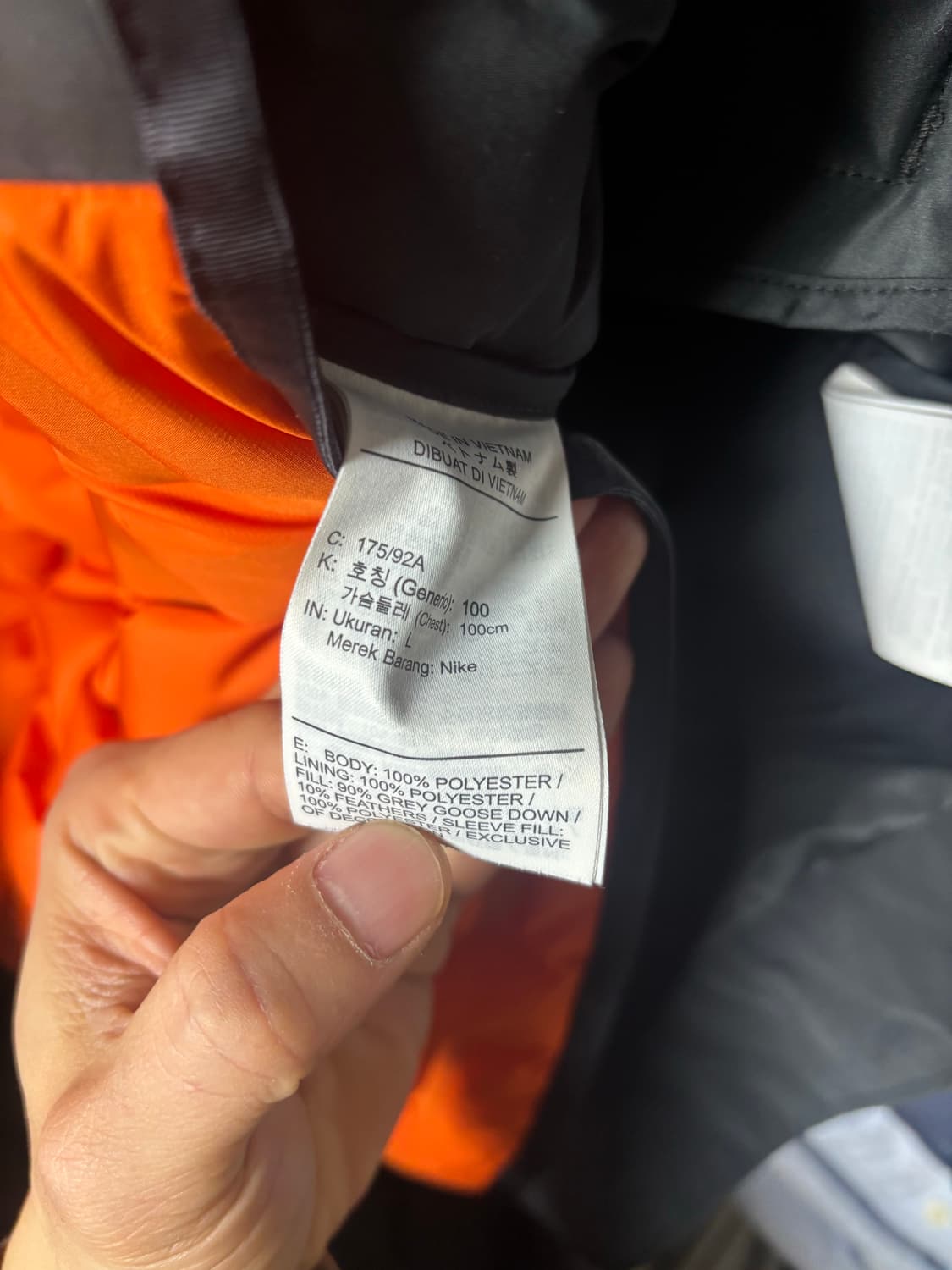 나이키 써마핏 ADV 리펠 투인원 자켓 L(골프패딩) 상품이미지5