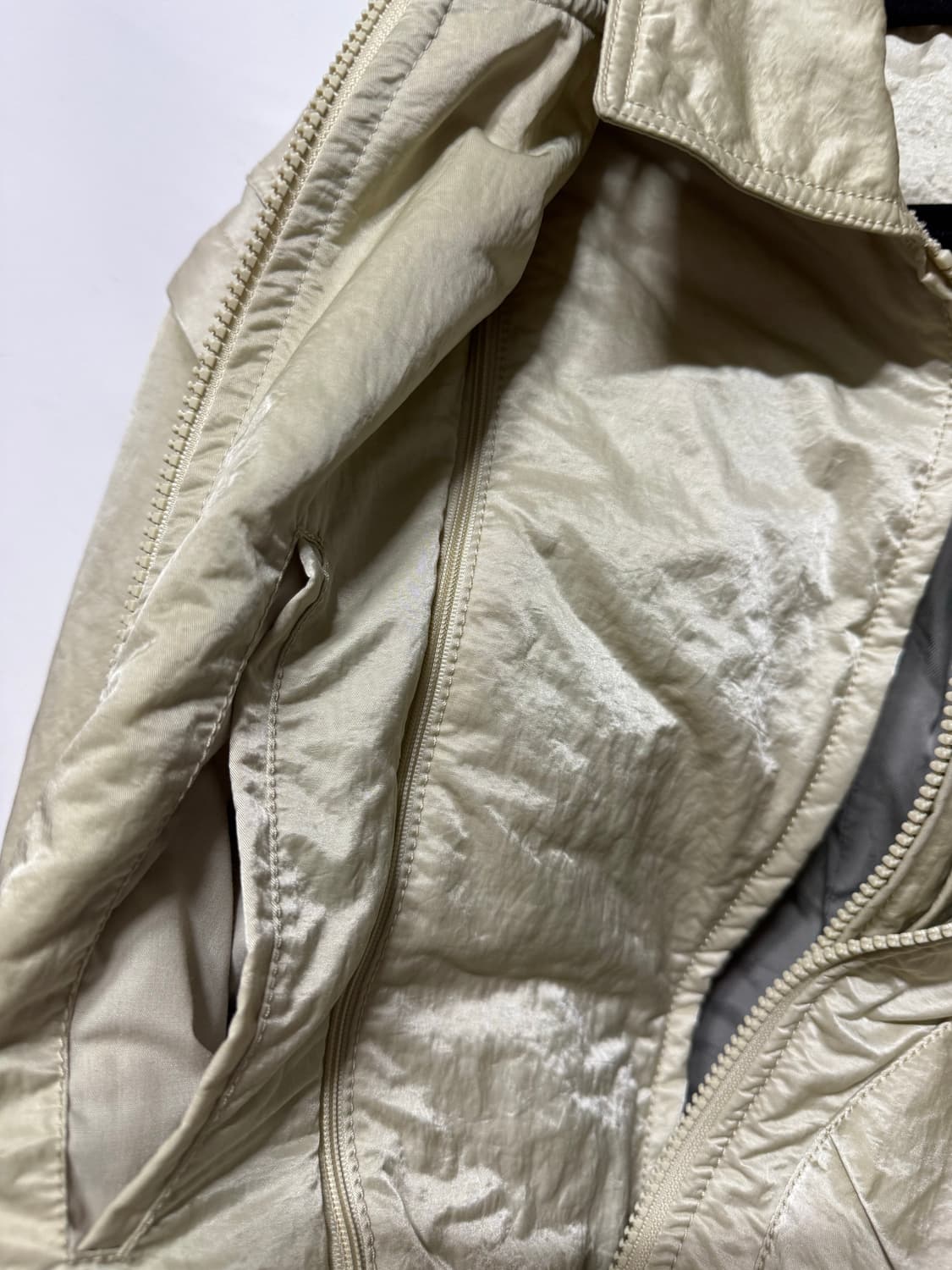 95 시스템옴므 크링클 디테쳐블 MA-1 마원 자켓 상품이미지6