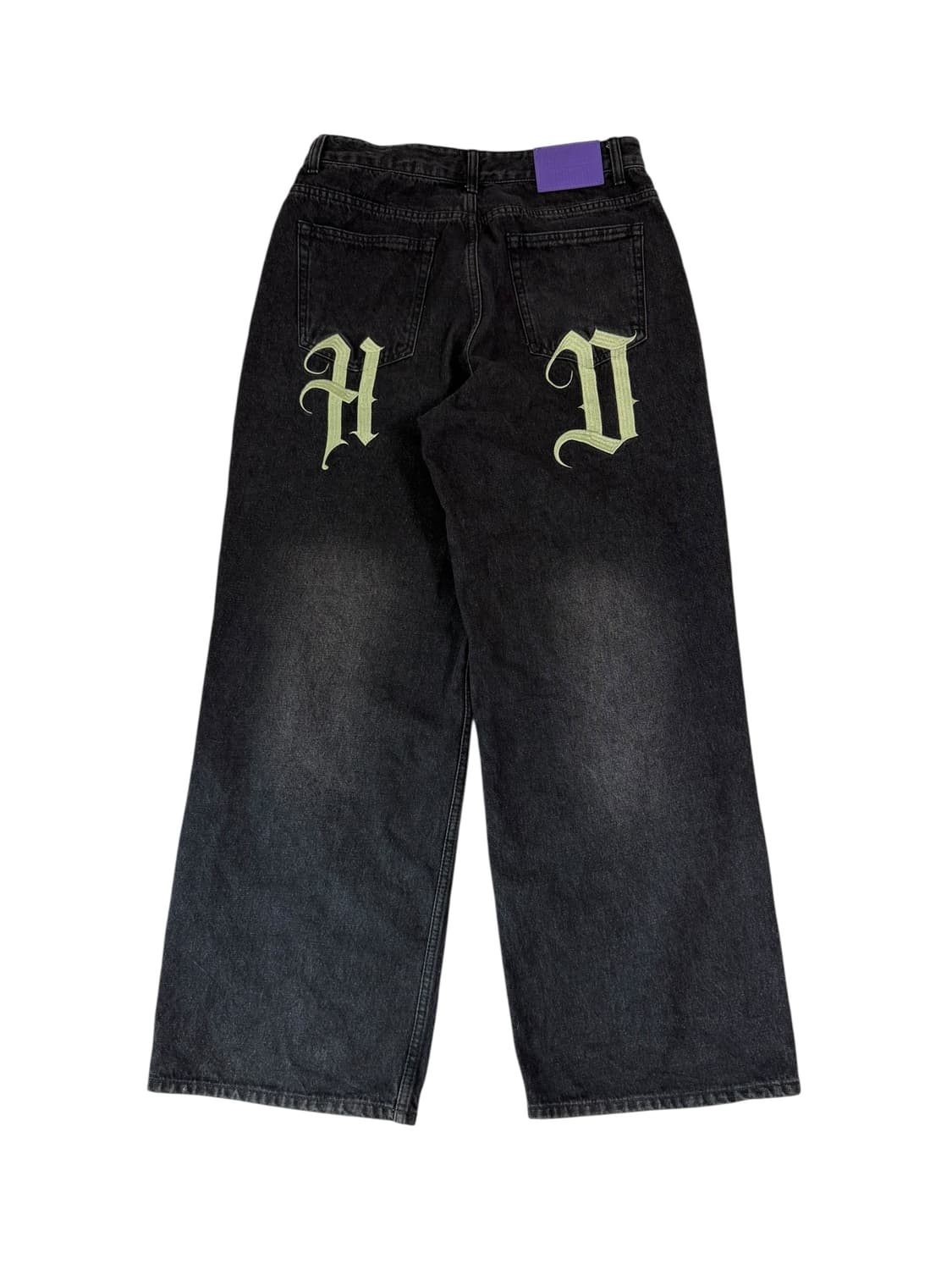 후드후드 에일리언 자수 데님팬츠 상품이미지7