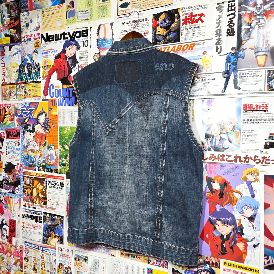 00'S 리바이스 웨스턴 데님 베스트 상품이미지6