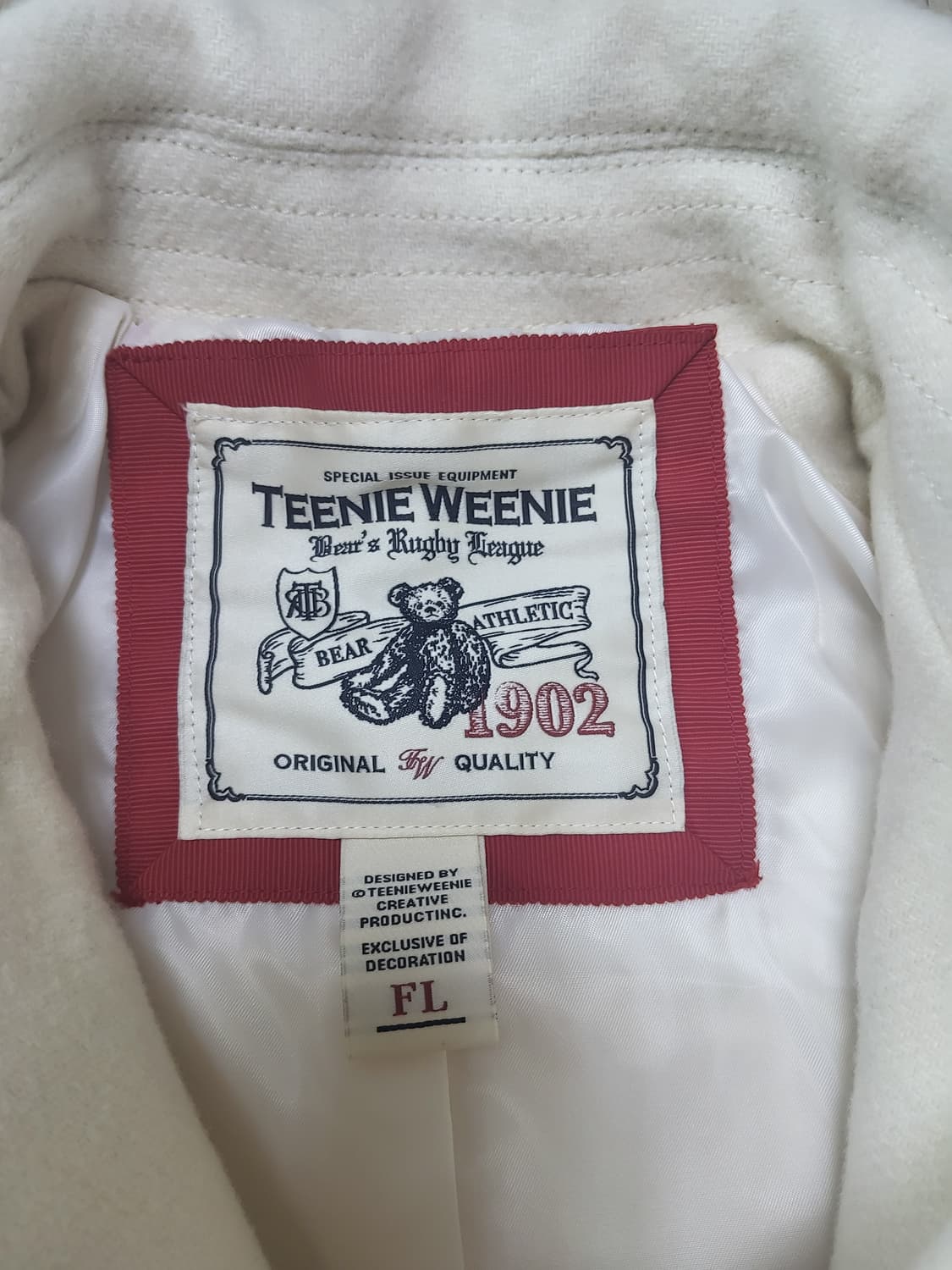 TEENIE WEENIE 티니 위니 빈티지 울 모직 코트 상품이미지3
