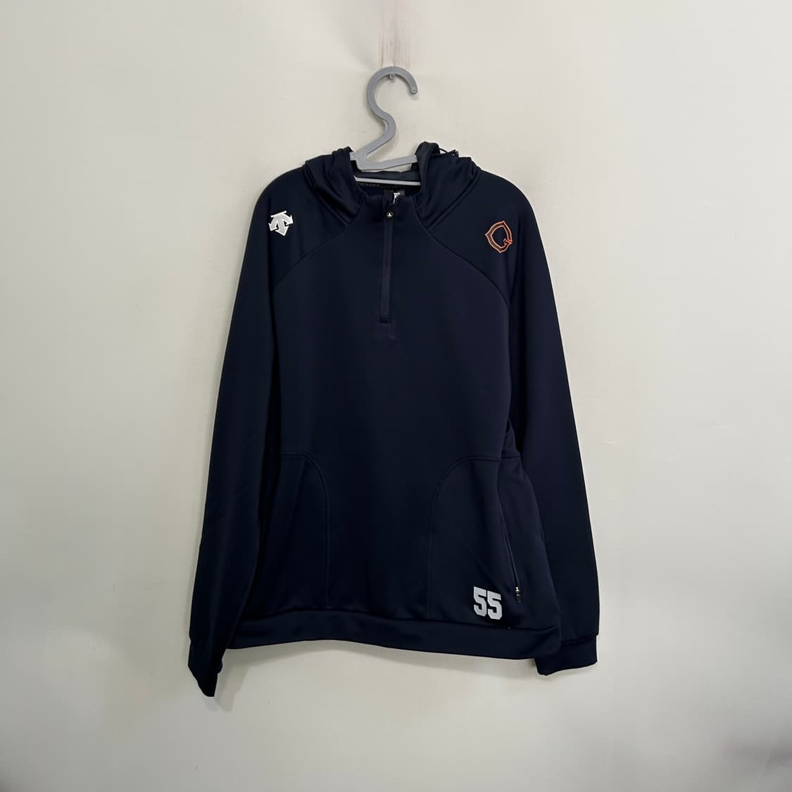 데상트 2022 풀오버 후드티 100 남성 상품이미지1