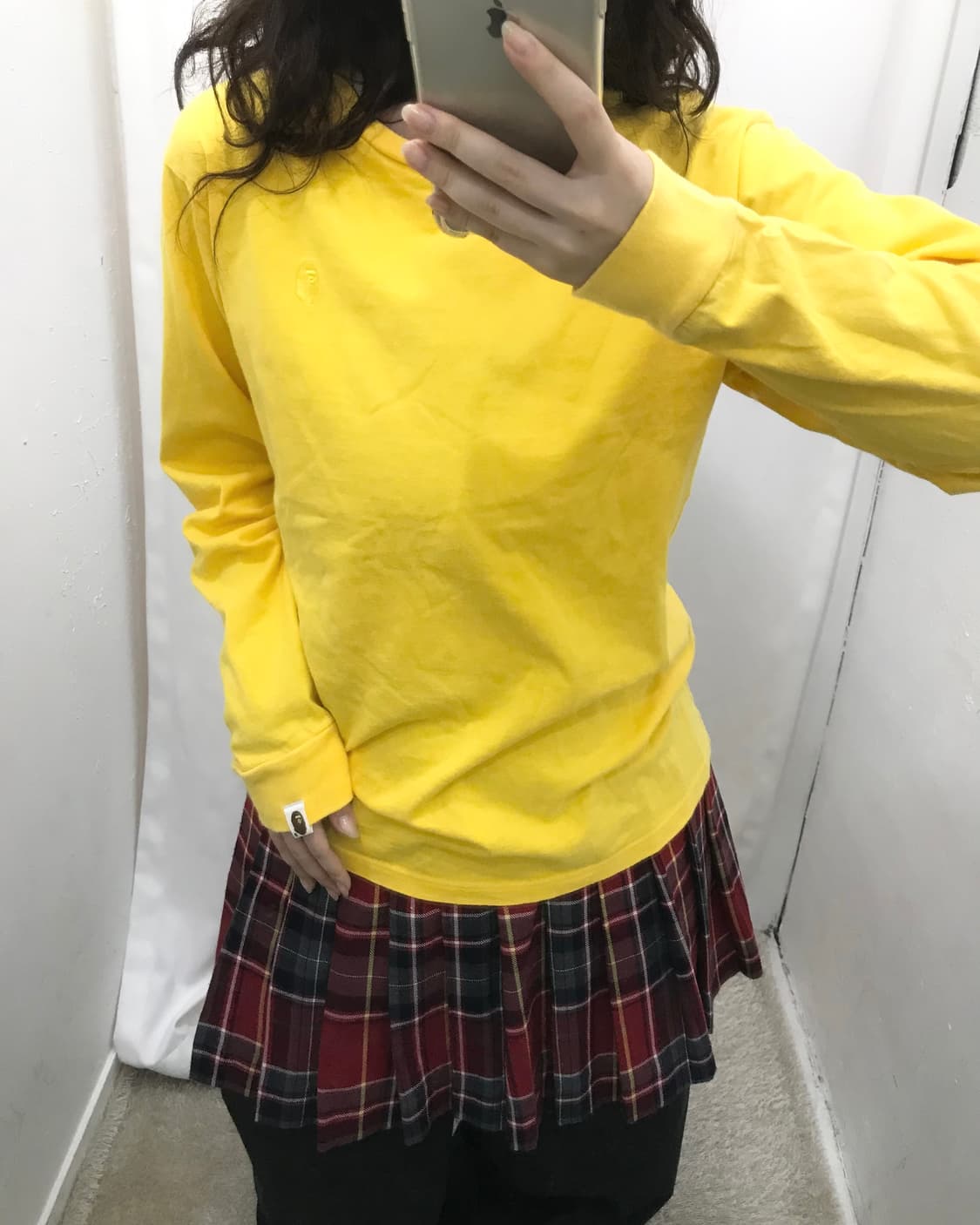 Bape Yellow Saru Long Sleeves 상품이미지3