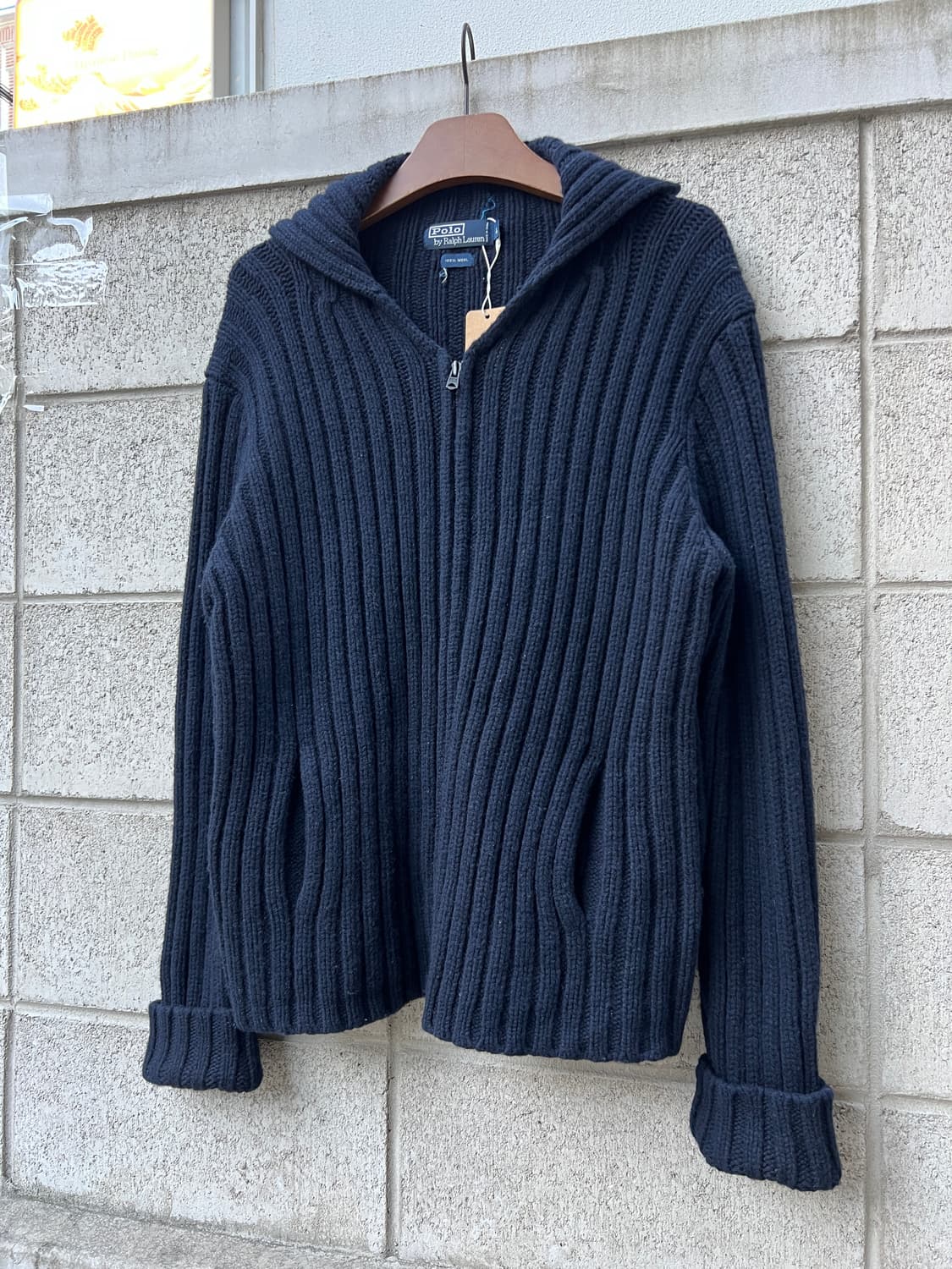 1990/00s POLO RALPH LAUREN 폴로니트집업가디건 상품이미지5