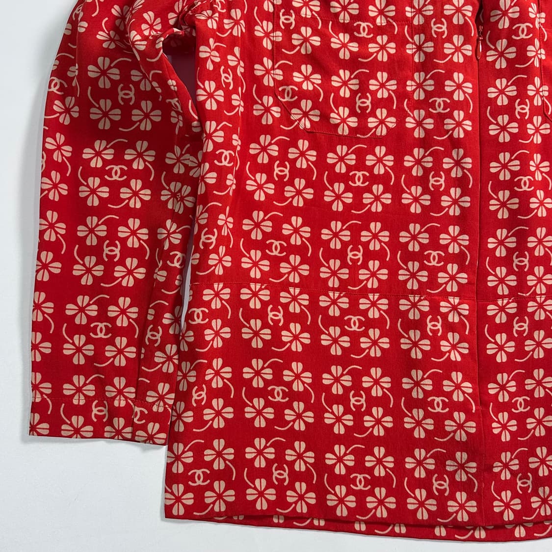 샤넬 CC로고 실크 블라우스  상품이미지6