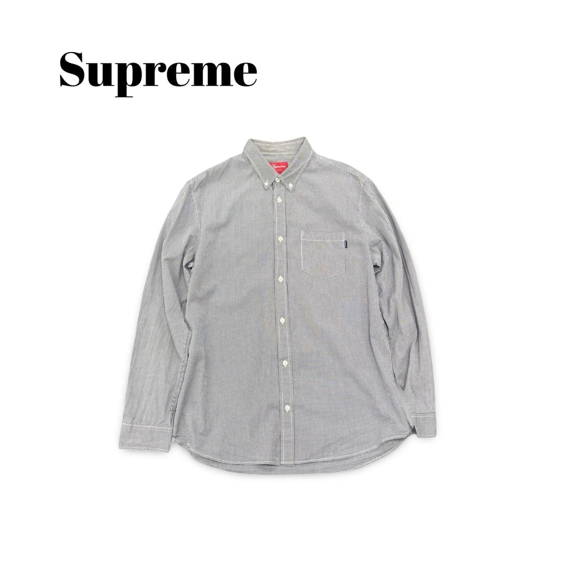 (105)슈프림체크셔츠 상품이미지1