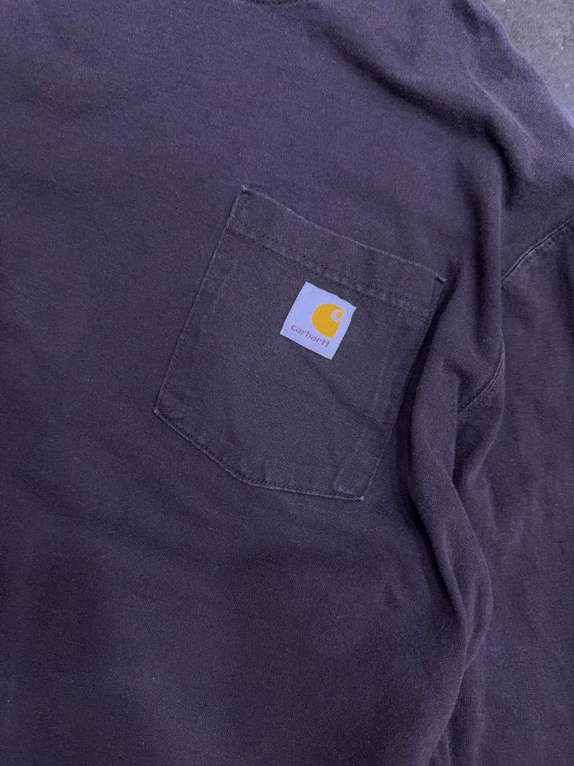 칼하트 포켓 오리지널핏 빈티지 롱슬리브 긴팔티 L 상품이미지4