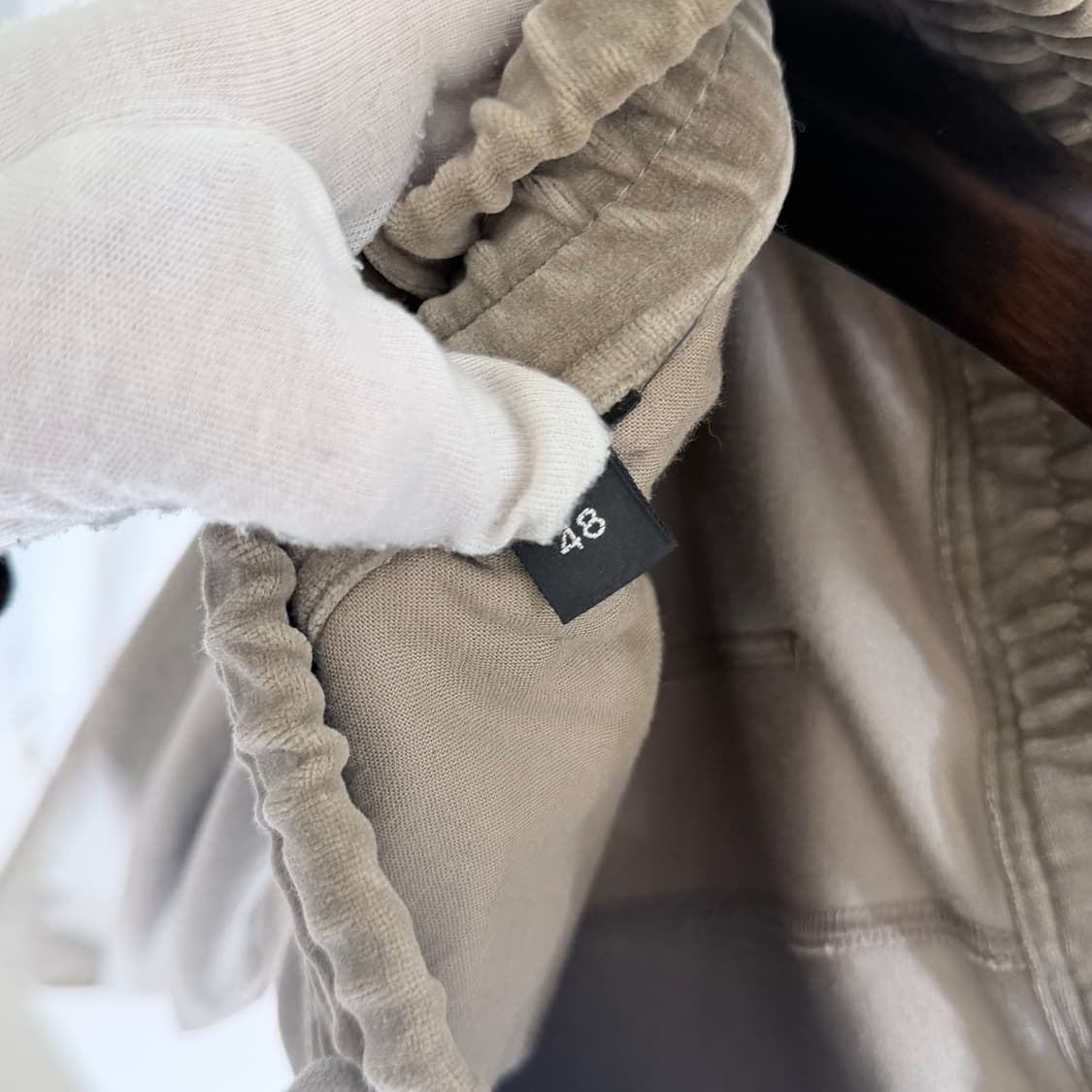 (A+/48) / 톰포드 코튼밴딩 블렌드 벨루어 벨벳 스웨트팬츠 상품이미지5