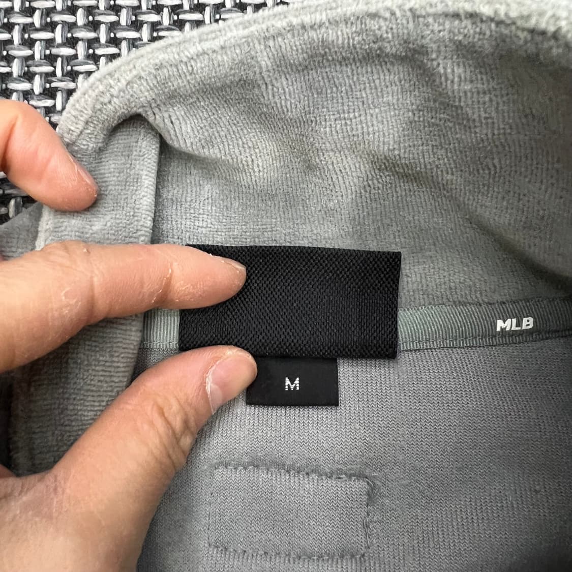 엠엘비 그레이 벨벳 집업 상품이미지2