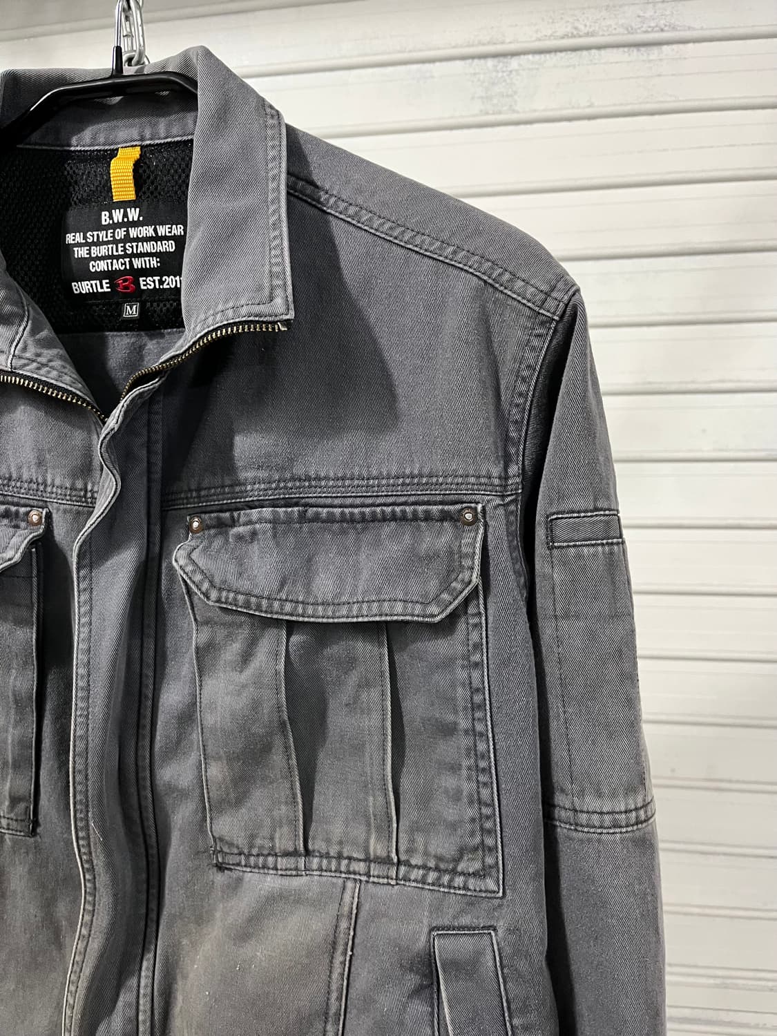 Burtle faded dirty work jacket 상품이미지7