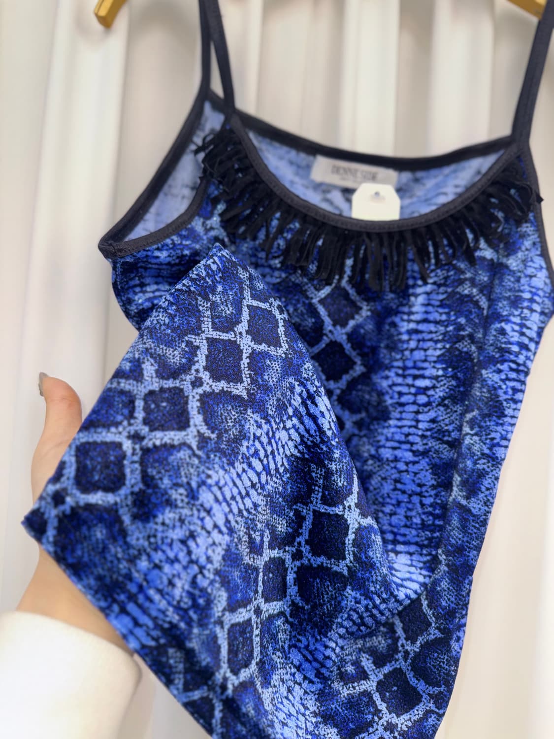 Snake Velvet Sleeveless 🐍 상품이미지1