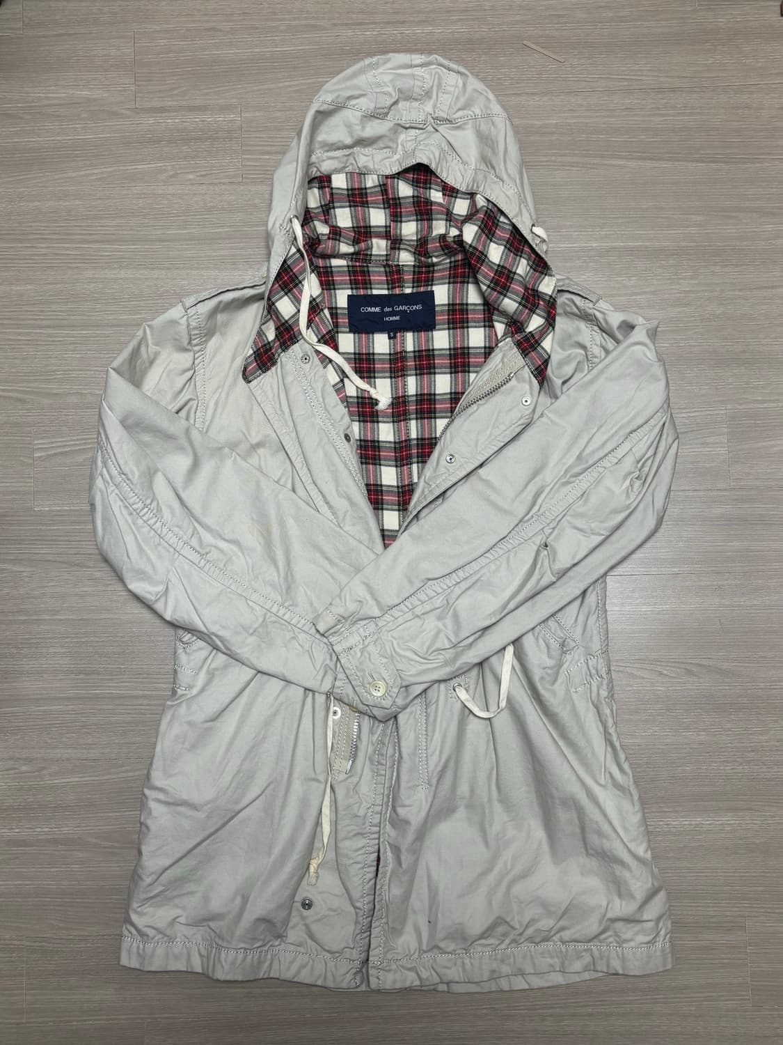 06 꼼데가르송 옴므 후드 코트 상품이미지1