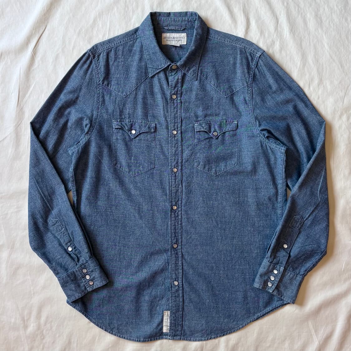[102-105] DENIM & SUPPLY 샴브레이 데님 웨스턴 셔츠 상품이미지1