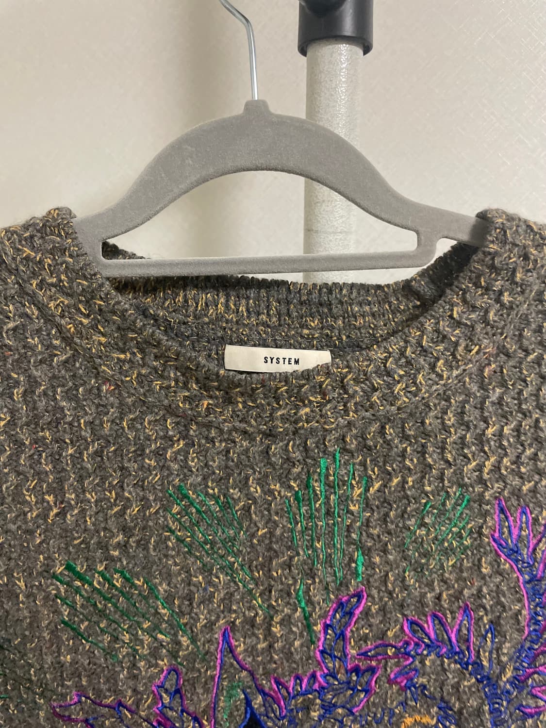 시스템 라운드 넥 울니트 상품이미지5