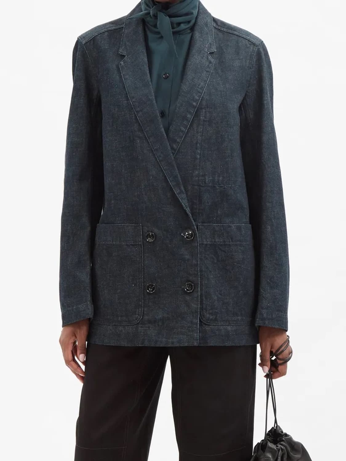 르메르 더블브레스티드 데님 자켓 42사이즈 상품이미지1