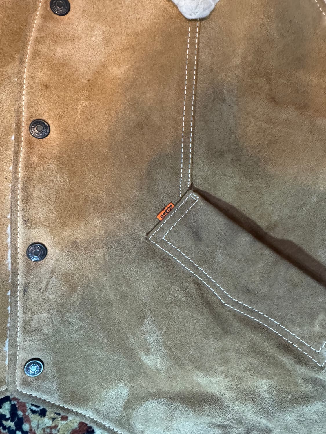 80's 빈티지 리바이스 오렌지탭 쉐르파 베스트 "XL" (461) 상품이미지2